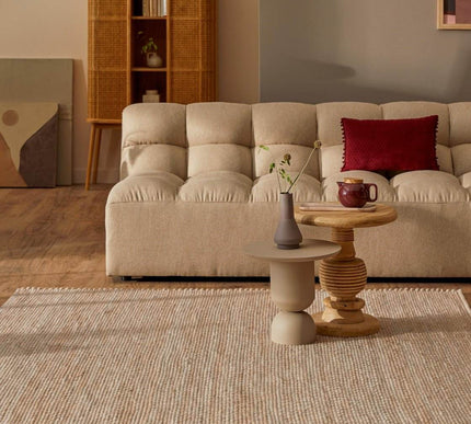 Feelgood by Brinker vloerkleed Verona ST beige 142 - Vloerkledenloods