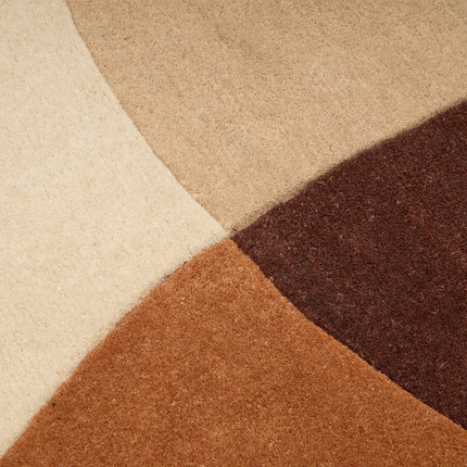Wollen vloerkleed Alba Desert Flow Eva Interior