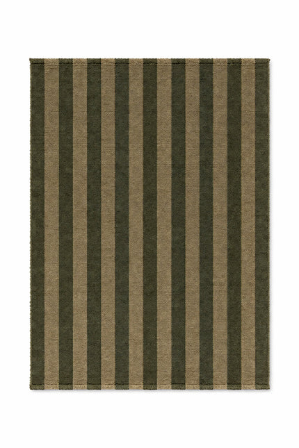 Lorena Canals Cabana Lines wollen loper Stripes Basil/Almond Frost