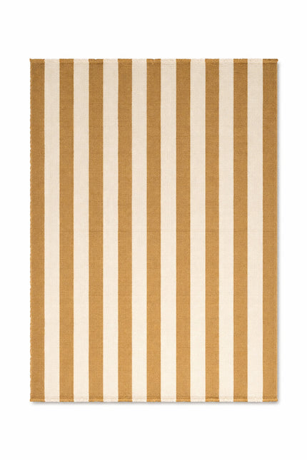 Lorena Canals Cabana Lines wollen loper Stripes Naturel/Caramel