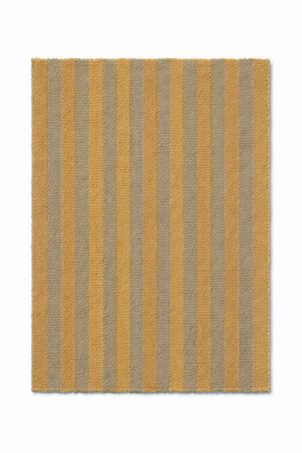 Lorena Canals Cabana Lines wollen loper Stripes Caramel/Moss
