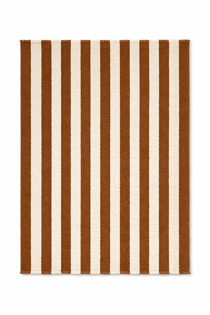Lorena Canals Cabana Lines wollen loper Stripes Naturel/Cinamone