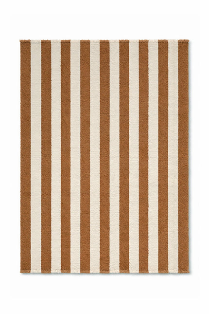 Lorena Canals Cabana Lines wollen vloerkleed Stripes Naturel/Ochre