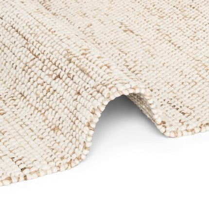Villeroy & Boch 1770 wollen en juten vloerkleed Peas Naturel Crème Beige - Vloerkledenloods