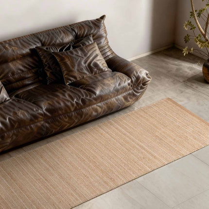 Villeroy & Boch 1829 juten loper Birka Naturel Goud - Vloerkledenloods