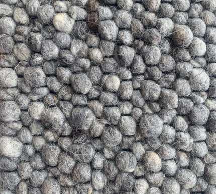 Wollen vloerkleed Ajour Black warp nr.228 Basic Pallio by Brinker