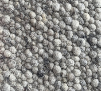 Wollen vloerkleed Ajour White warp nr.80 Basic Pallio by Brinker