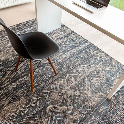 Antiquarian Kilim Black rabat 9113 - Louis de Poortere - Vloerkledenloods