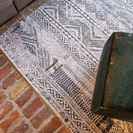 Antiquarian Kilim Medina white 9114 - Louis de Poortere - Vloerkledenloods