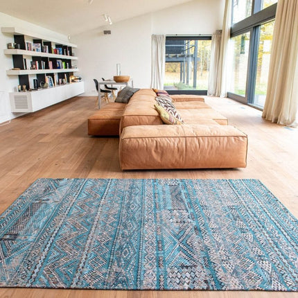 Antiquarian Kilim Zemmuriblue 9110 - Louis de Poortere - Vloerkledenloods