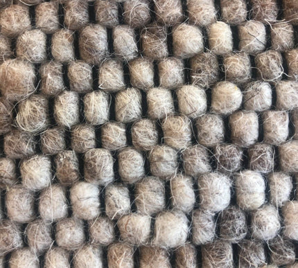 Wollen vloerkleed Basilicaal Black Warp nr.13 Basic Pallio by Brinker - Vloerkledenloods