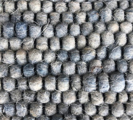 Wollen vloerkleed Basilicaal Black Warp nr.150 Basic Pallio by Brinker - Vloerkledenloods