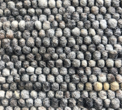 Wollen vloerkleed Basilicaal Black Warp nr.182 Basic Pallio by Brinker - Vloerkledenloods