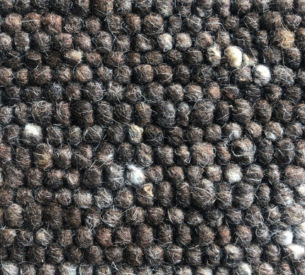 Wollen vloerkleed Basilicaal Black Warp nr.200 Basic Pallio by Brinker