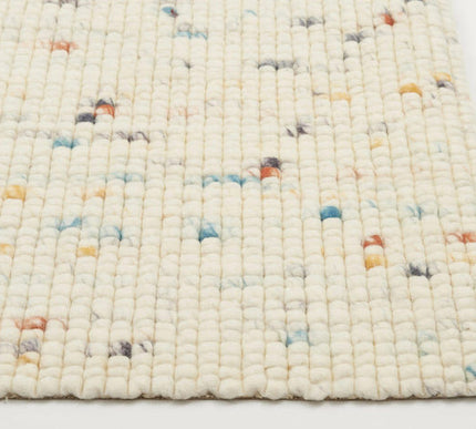 Wollen vloerkleed beach life wit/multi 99 - Karpi