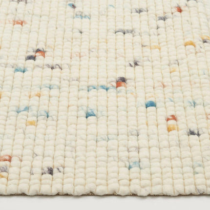 Wollen vloerkleed beach life wit/multi 99 - Karpi