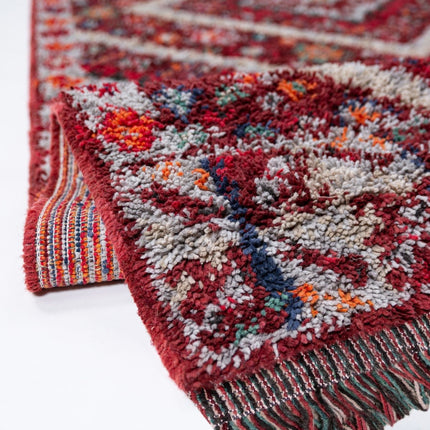 Berber Vloerkleden - Flair Rugs vloerkleed Emil Shaggy Rood - Vloerkledenloods