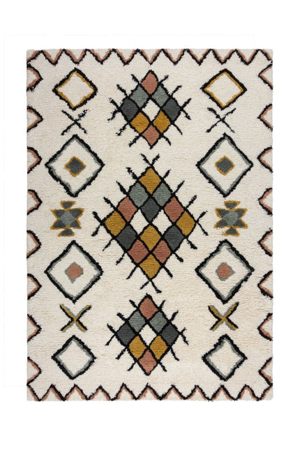 Berber Vloerkleden - Flair Rugs vloerkleed Midar Shaggy Multi - Vloerkledenloods