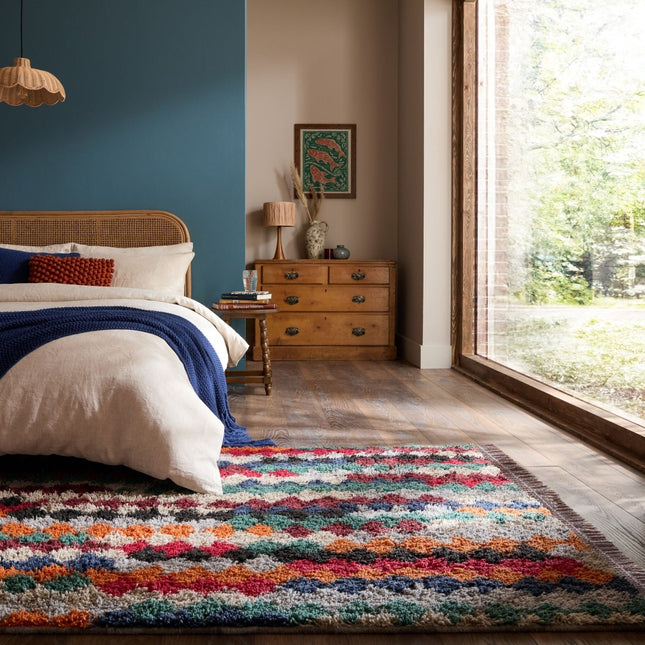 Berber Vloerkleden - Flair Rugs vloerkleed Nexis Shaggy Multi - Vloerkledenloods