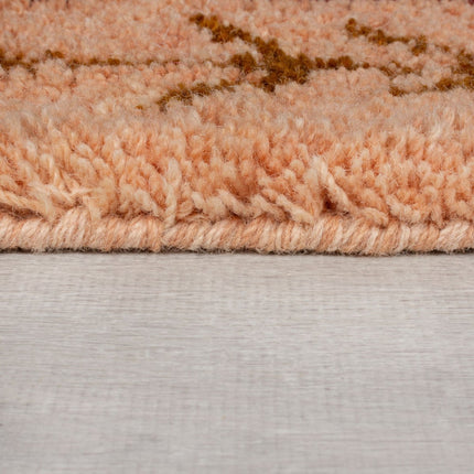 Berber Vloerkleden - Flair Rugs vloerkleed Sahara Shaggy Roze - Vloerkledenloods
