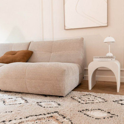 Berber Vloerkleed Hoogpolig Grijs/Beige - Ikat - Vloerkledenloods
