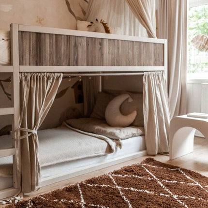berber vloerkleed hoogpolig roest/cream - scandinavisch - nea - Vloerkledenloods