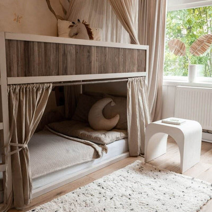 Berber Vloerkleed Hoogpolig Wit/Zwart - Dip - Vloerkledenloods