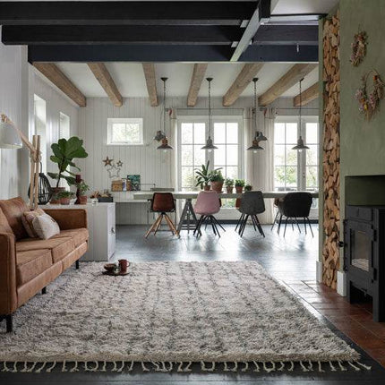 Berber Wollen vloerkleed beni ouarain 03 de munk carpets - Vloerkledenloods