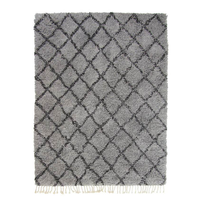 Berber Wollen vloerkleed beni ouarain 06 de munk carpets - Vloerkledenloods