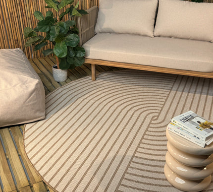 Rond buitenkleed Bold jute - Interieur05