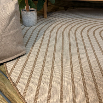 Rond buitenkleed Bold jute - Interieur05