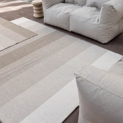 Buiten vloerkleed Boa - Bruin/Grijs - dubbelzijdig - EVA Interior - Vloerkledenloods