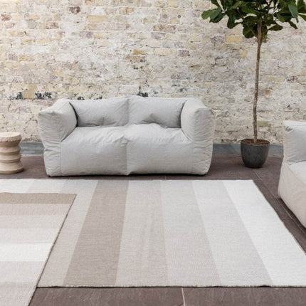 Buiten vloerkleed Boa - Bruin/Grijs - dubbelzijdig - EVA Interior - Vloerkledenloods
