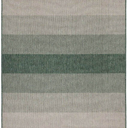 Buiten vloerkleed Boa - Groen/Wit - dubbelzijdig - EVA Interior - Vloerkledenloods