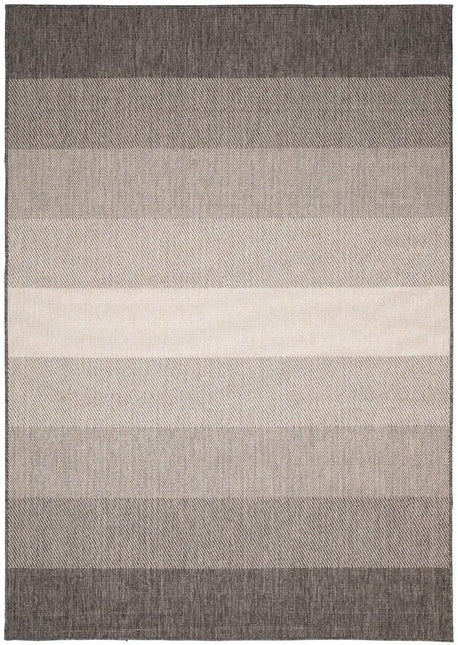 Buiten vloerkleed Boa - Zwart/Wit - dubbelzijdig - EVA Interior - Vloerkledenloods