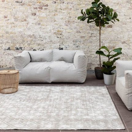 Buiten vloerkleed Frost - Bruin/grijs - Vloerkledenloods