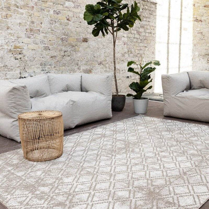 Buiten vloerkleed Frost - Bruin/grijs - Vloerkledenloods