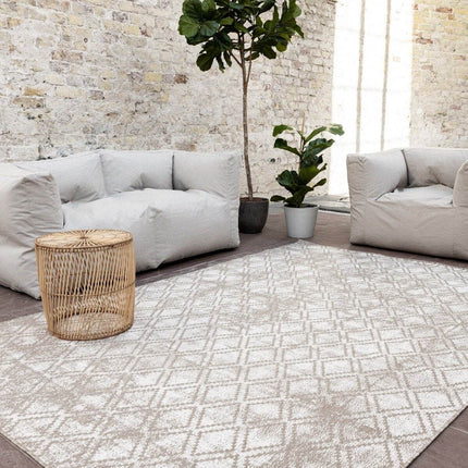 Buiten vloerkleed Frost - Bruin/grijs - Vloerkledenloods