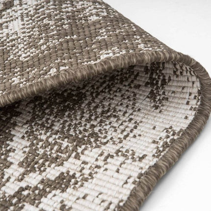 Buiten vloerkleed Frost - Bruin/Wit - dubbelzijdig - EVA Interior - Vloerkledenloods