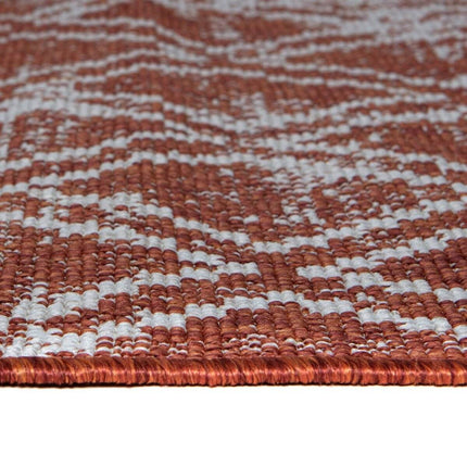 Buiten vloerkleed Frost - Roest/Wit - dubbelzijdig - EVA Interior - Vloerkledenloods