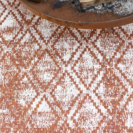 Buiten vloerkleed Frost - Roest/Wit - dubbelzijdig - EVA Interior - Vloerkledenloods