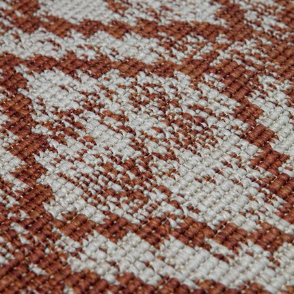 Buiten vloerkleed Frost - Roest/Wit - dubbelzijdig - EVA Interior - Vloerkledenloods