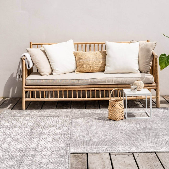 Buiten vloerkleed Sage - Grijs - dubbelzijdig - EVA Interior - Vloerkledenloods
