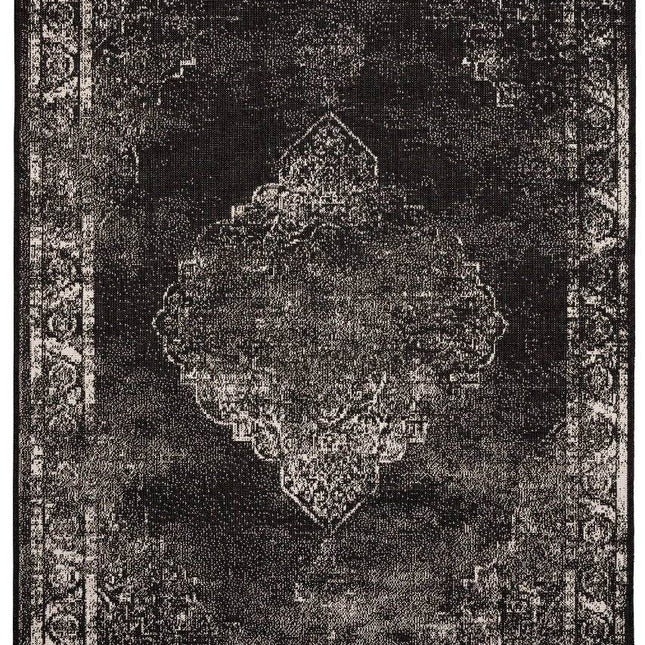 Buiten vloerkleed Sage - Zwart - dubbelzijdig - EVA Interior - Vloerkledenloods