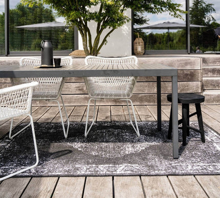 Buiten vloerkleed Sage - Zwart - dubbelzijdig - EVA Interior - Vloerkledenloods
