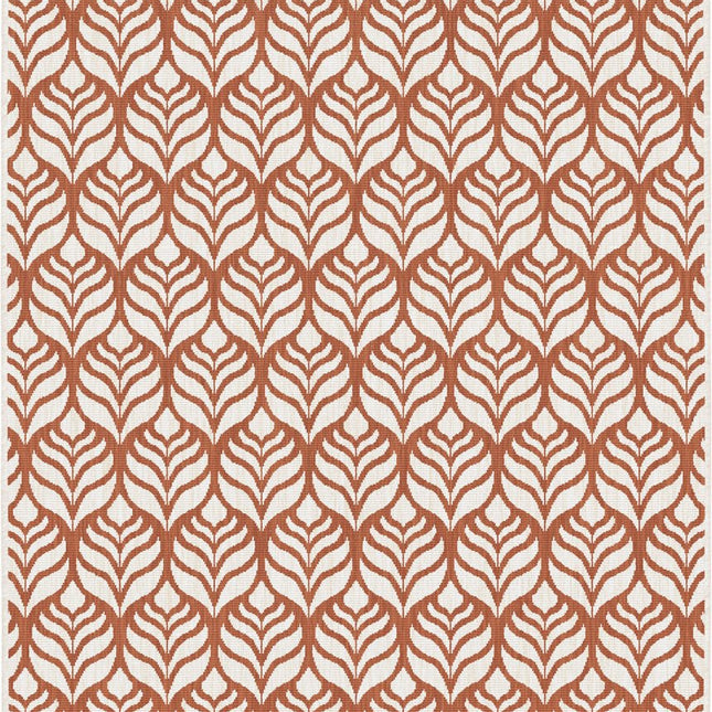 Buitenkleden - Buitenkleed Cleo Roest/Wit - Interieur05 - Vloerkledenloods