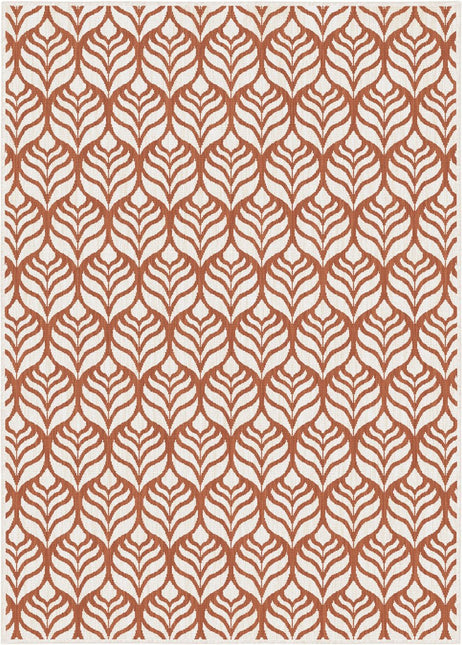 Buitenkleden - Buitenkleed Cleo Roest/Wit - Interieur05 - Vloerkledenloods