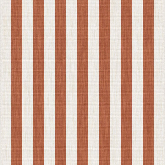 Buitenkleden - Buitenkleed Metro Stripe Roest/Wit - Interieur05 - Vloerkledenloods