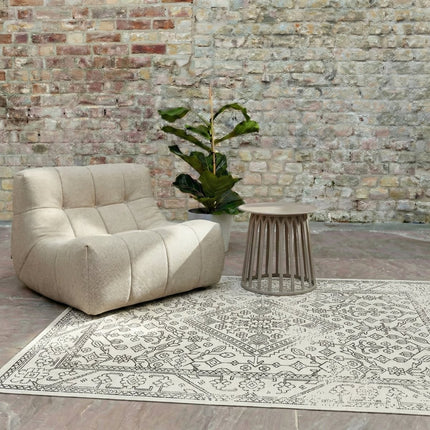 Buitenkleden - Buitenkleed Nova zwart/wit - Interieur05 - Vloerkledenloods