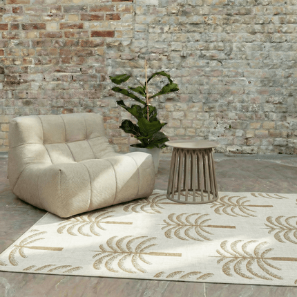 Buitenkleden - Buitenkleed Oase jute - Interieur05 - Vloerkledenloods